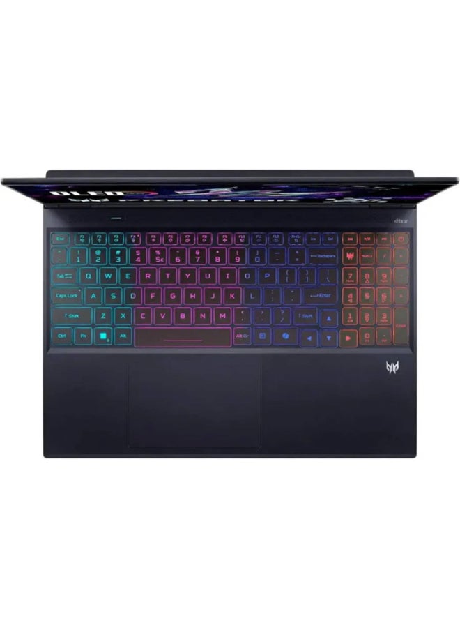 أيسر لابتوب الألعاب Predator Helios Neo 16S AI، شاشة 16" WQXGA OLED بتردد 240Hz، معالج Core Ultra 9 275HX، 16GB RAM، 1TB SSD، بطاقة رسومات RTX 5060 بسعة 8GB، لوحة مفاتيح إنجليزية، ويندوز 11 هوم - Image 5