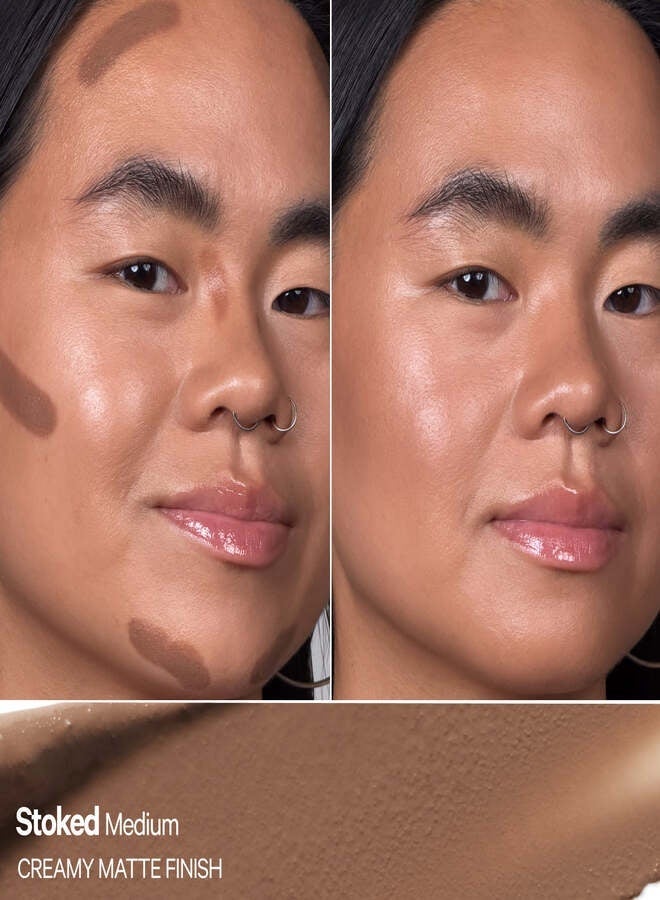 MILK MAKEUP Sculpt Creamy Matte Contour Stick – Stoked (Medium), Cream Contour with Hyaluronic Acid, 0.28 oz / 8 g - Image 2