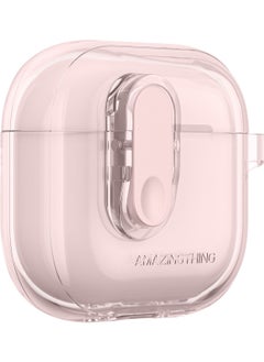 AMAZINGthing MINIMAL for AirPods 4 (2024) Case Cover with Carabiner - Pink  - Image 3