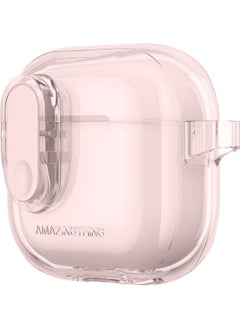 AMAZINGthing MINIMAL for AirPods 4 (2024) Case Cover with Carabiner - Pink  - Image 4