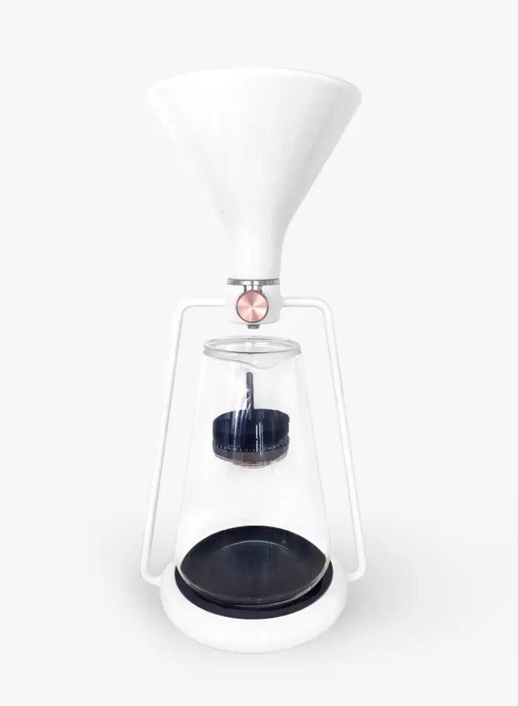 Goat Story Gina Smart Coffee Maker with Integrated Scale, Brew your coffee in 3 different ways - pour-over, immersion, and cold drip, Bluetooth App Connectivity - White - Image 3