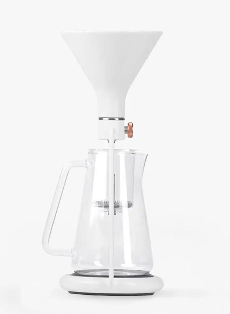 Goat Story Gina Smart Coffee Maker with Integrated Scale, Brew your coffee in 3 different ways - pour-over, immersion, and cold drip, Bluetooth App Connectivity - White - Image 2