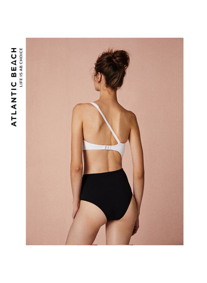 Atlanticbeach 2025 High-end Seaside Vacation Swimsuit For Women, Fashionable One-piece Swimwear, French Retro Style, Slimming For Hot Springs And Travel - Image 3