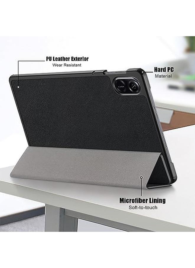 erorex - Pu Protective Case Cover Compatible With Honor Pad X9 11.5Inch Ultra Slim Lightweight Stand Case Cover Compatible With Honor Pad X9 11.5Inch Honor Pad X8 11.5Inch Black - Image 1