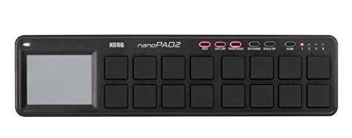 Korg nanoPAD2 SlimLine USB MIDI Pads Black