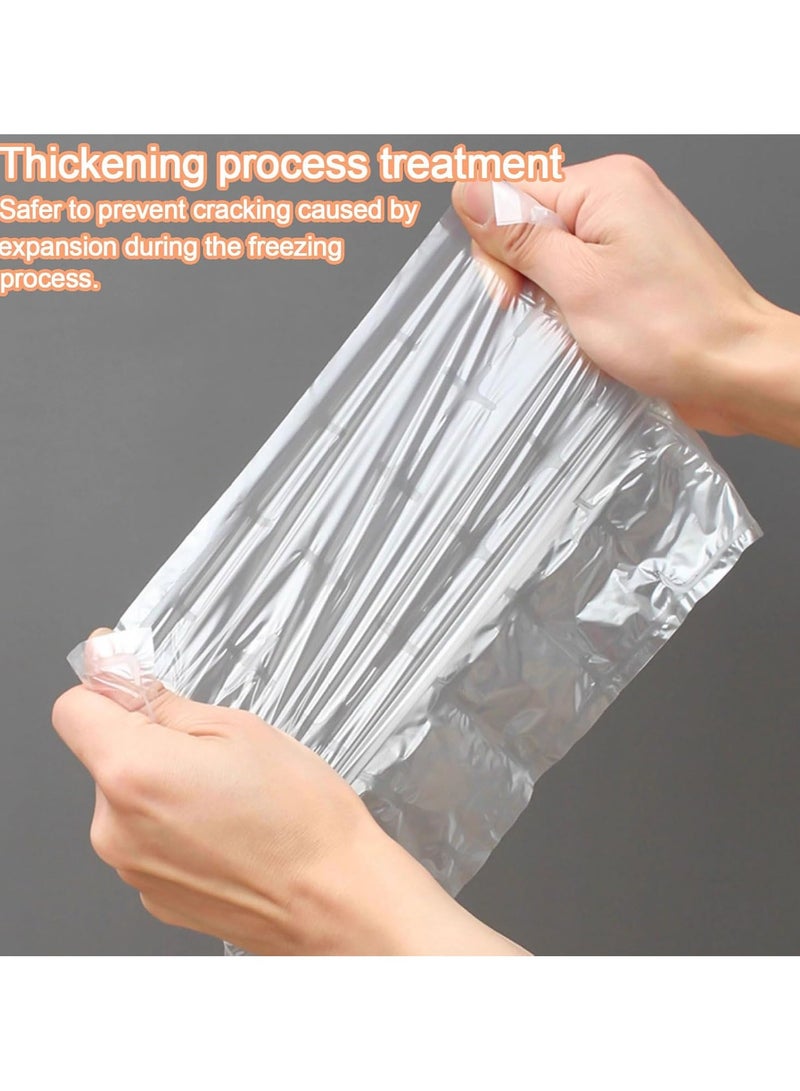 CMGTYYD 60Pack Ice Bags for Ice Cubes, Disposable Freezer Bag with Convenient Funnel, Ice Cube Bags for Parties, Camping, Travel, Kitchen  - Image 4