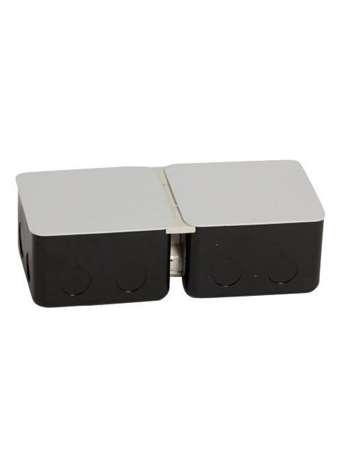 Flush-mounting box for Pop up floor 2x3 modules, for installation in concrete floors
