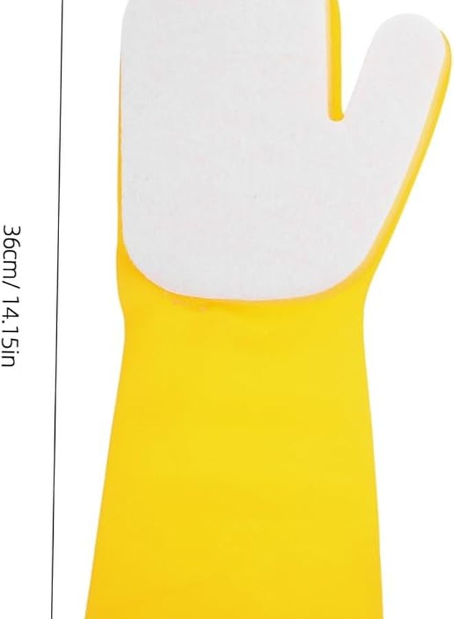 VALICLUD Reusable Latex Cleaning Gloves with Sponge for Kitchen Dishwashing Household Gardening Men Women - Image 3
