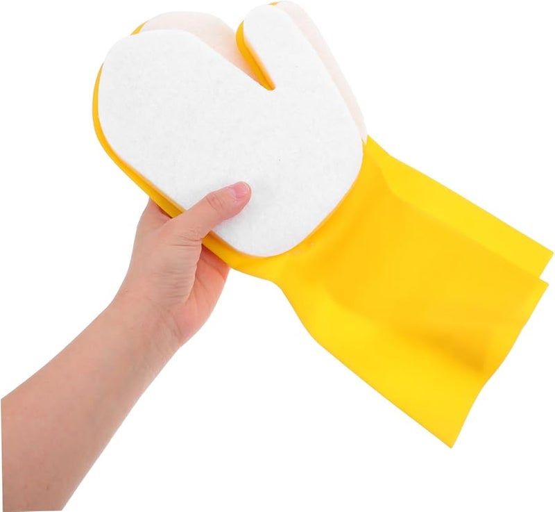 VALICLUD Reusable Latex Cleaning Gloves with Sponge for Kitchen Dishwashing Household Gardening Men Women - Image 5
