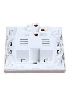 Y&D Universal Wall Socket With Dual USB Port White 8.8 x 3.6centimeter  - Image 2