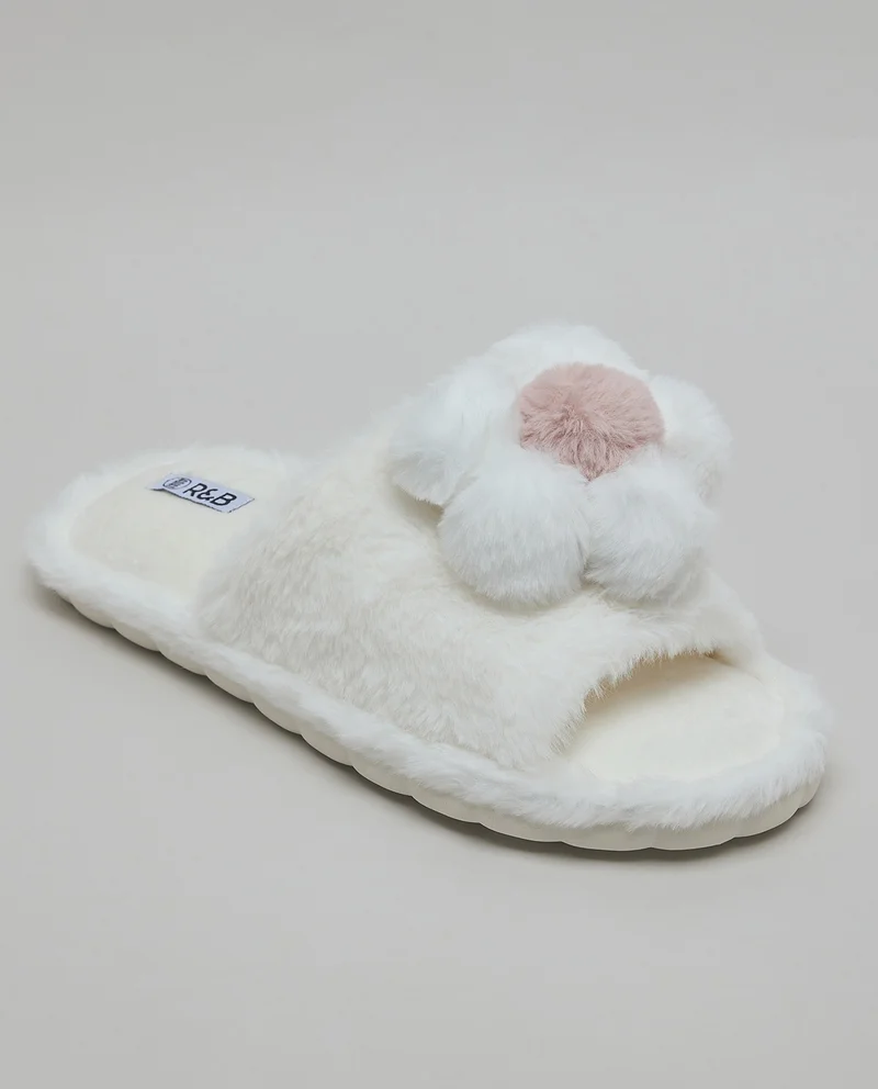أر أند بي Furry Bedroom Slippers