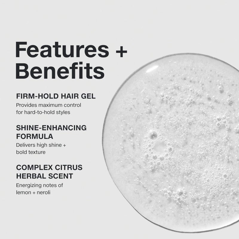 Paul Mitchell Super Clean Sculpting Gel, Firm Hold, Maximum Control + Shine, For All Hair Types, 6.8 fl oz - Image 3