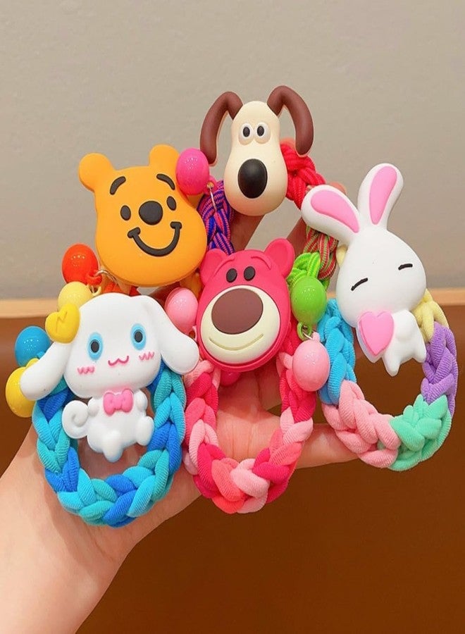 QUILBOOL Toddler & Baby Hair Clips - Cute Animal Snap Clips, Colorful Elastic Hair Ties, Ponytail Holders, Hair Bows & Stylish Accessories for Girls (MULTICOLOR, 2PCS) - Image 2