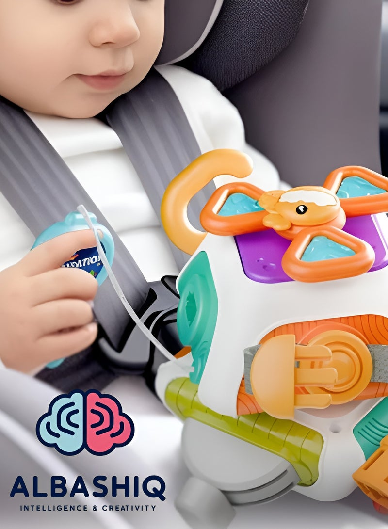 ALBASHIQ Montessori Smart Box Toy: An innovative sensory toy to develop your child's skills! Fun learning with bright colors and a design perfect for travel and learning on the go! - Image 1