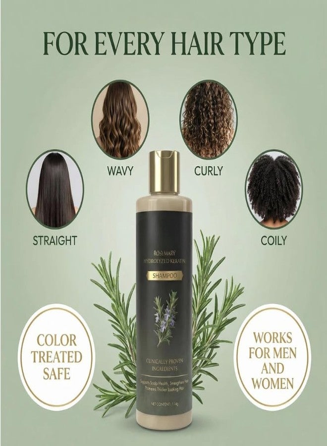 Nixra Organic Rosemary Hair Growth Shampoo, Natural Thickening & Strengthening Shampoo with Hydrolyzed Keratin and natural extract of rosemary - Image 4