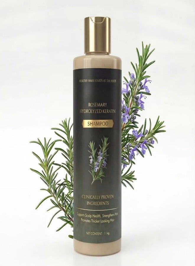 Nixra Organic Rosemary Hair Growth Shampoo, Natural Thickening & Strengthening Shampoo with Hydrolyzed Keratin and natural extract of rosemary - Image 1