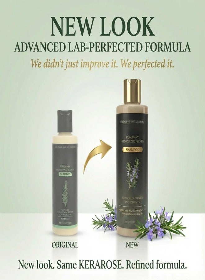 Nixra Organic Rosemary Hair Growth Shampoo, Natural Thickening & Strengthening Shampoo with Hydrolyzed Keratin and natural extract of rosemary - Image 2