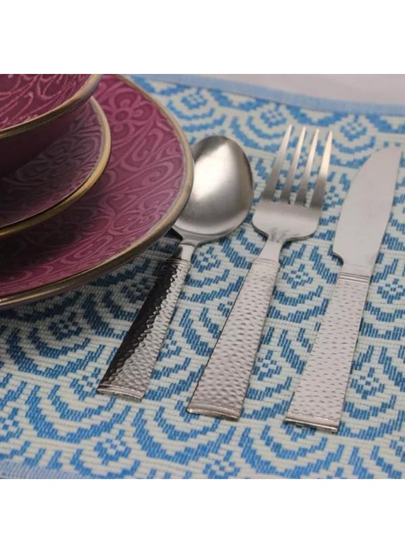 Gibson 20-Piece Prato Dishwasher Safe Stainless Steel Flatware Set Silver 105921.2