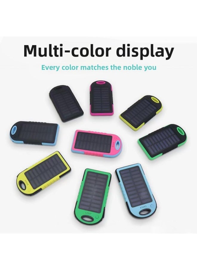 Generic - Outdoor Small Three-proof Solar Charging Treasure Camping Lamp 5000 MA Solar Mobile Power Direct-Color:Black-Power Capacity:Marked 5000 Mah, Actual 3,000 Without Full Light - Image 1