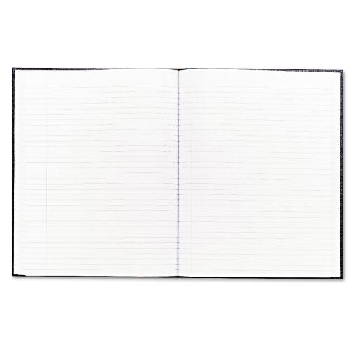 Blueline Executive Notebook with Ribbon Bookmark, 1-Subject, Medium/College Rule, Black Cover, (75) 10.75 x 8.5 Sheets - Image 4