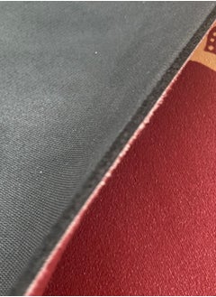 Aladdin Yoga Mat Natural Rubber With Suede Microfiber Red Color  - Image 3