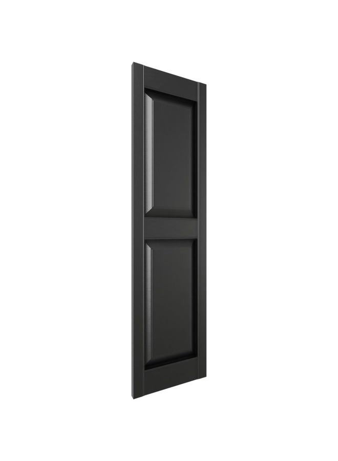 Mid America 00021471002 Standard Size Williamsburg Double Panel Vinyl Shutters, w/Installation Shutter-Lok's & Matching Screws (Per Pair), 002, 14 3/4"W x 71"H, Black - Image 4