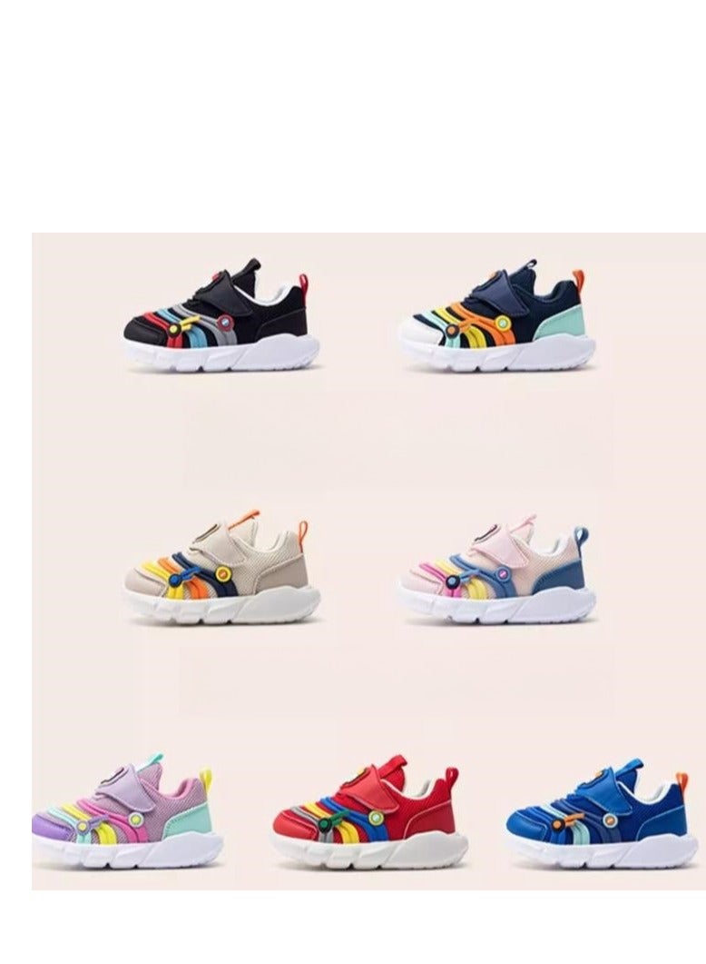 Snoopy Baby Breathable Walking Shoes With Soft Sole, Anti Slip And Anti Kick Function Shoes  - Image 5