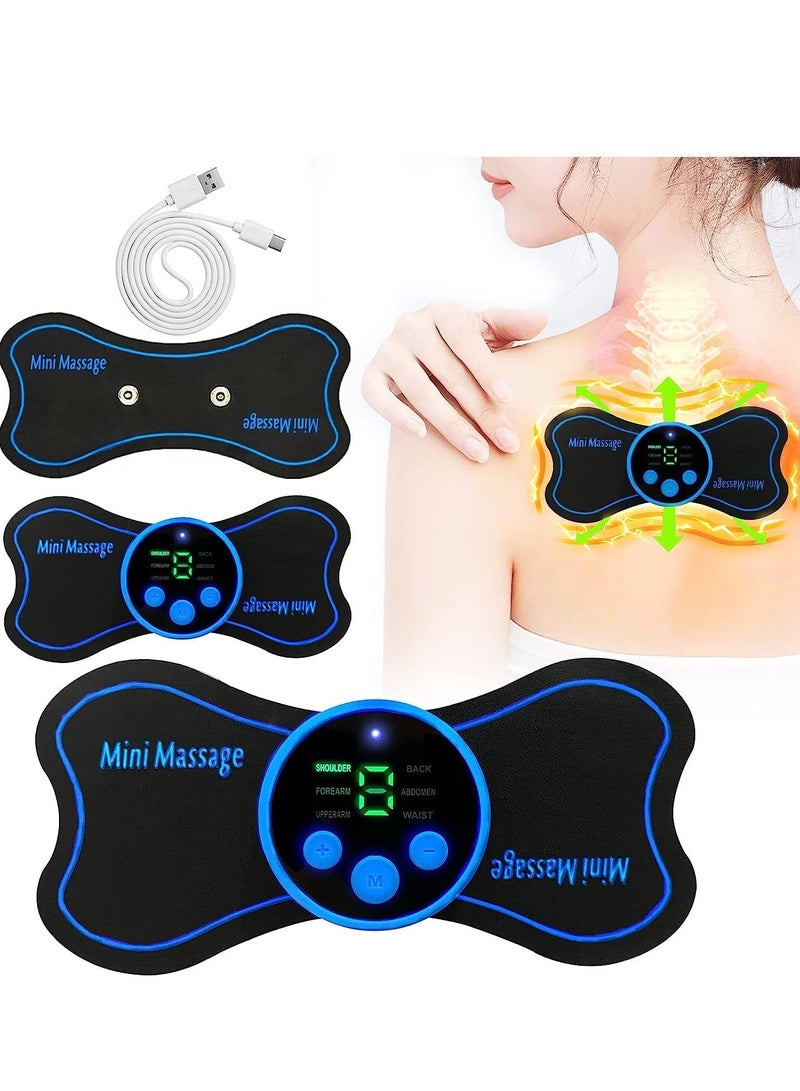 Y&D Portable Electric Massager, Mini Neck Whole Body Cervical Massage Pads Relieve Pressure of The - Image 1