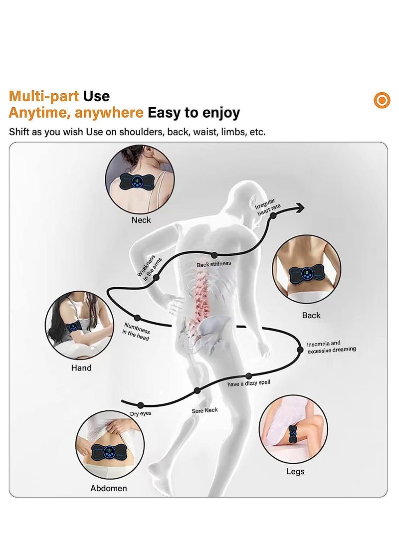 Y&D Portable Electric Massager, Mini Neck Whole Body Cervical Massage Pads Relieve Pressure of The - Image 5