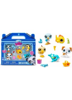 Toyfest Littlest Pet Shop Minis 5-Piece Figure Set S1 - Minis on Vacation - 5 cm  - Image 1