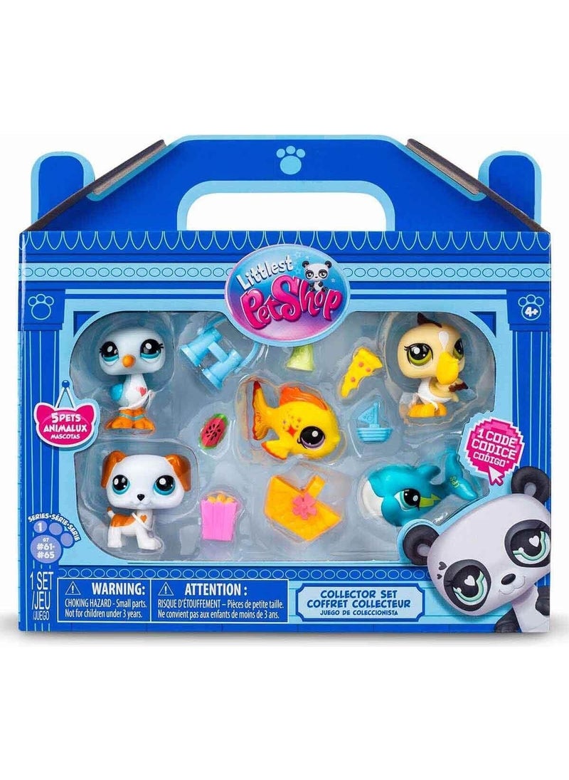 Toyfest - Littlest Pet Shop Minis 5-Piece Figure Set S1 - Minis on Vacation - 5 cm - Image 1