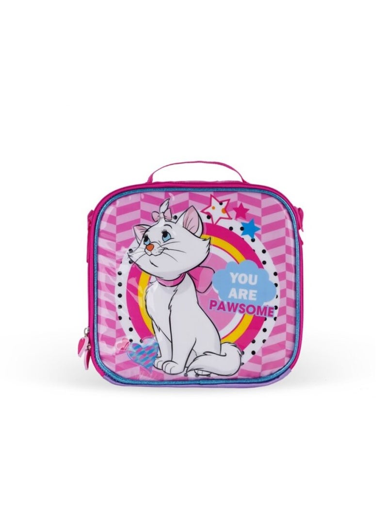 Disney Marie the Cat 3in1 3D Disney Kitty Printed Backpack  Large Capacity Trolley School Bag With Lunch Bag & Pencil Bag  Water Resistant, Perfect for Kids Ages 3-8 - Image 4