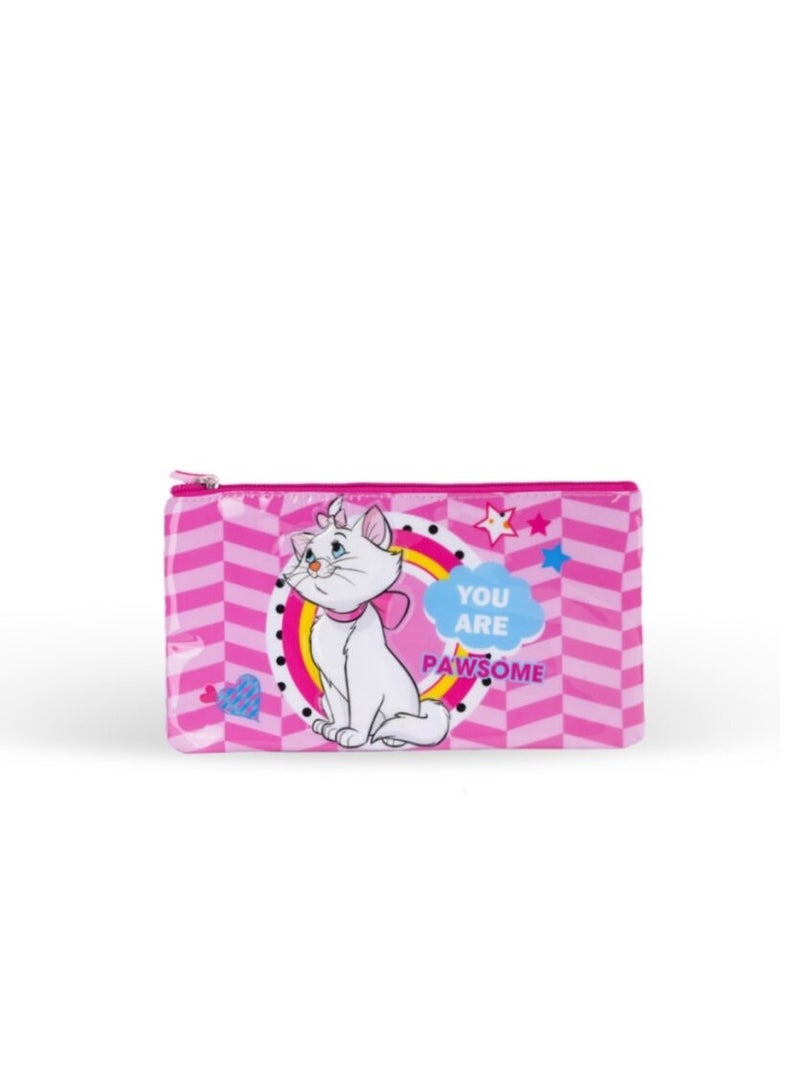 Disney Marie the Cat 3in1 3D Disney Kitty Printed Backpack  Large Capacity Trolley School Bag With Lunch Bag & Pencil Bag  Water Resistant, Perfect for Kids Ages 3-8 - Image 3