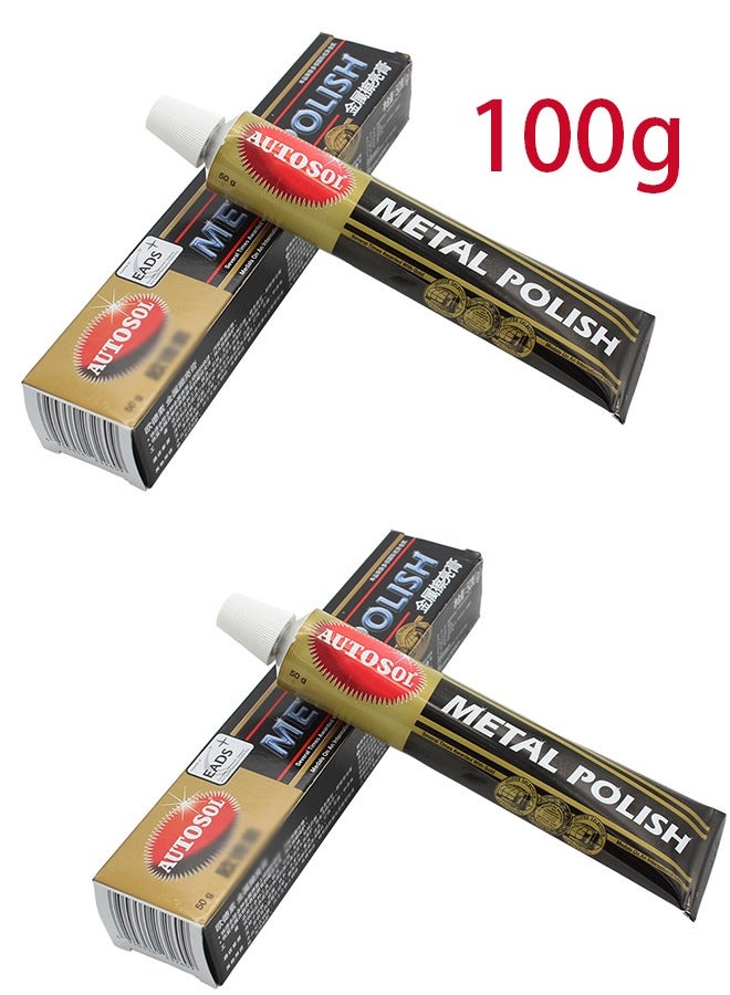 100g Metal Polish for Chrome Copper Brass and more