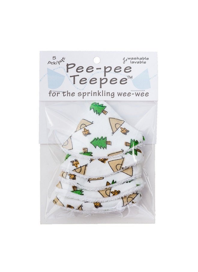 Beba Bean Pee Pee Teepee Camping 5 Pieces Baby Boy Pee Shield Babyboy Essentials Peepeeeteepee Baby Boy Diaper Cover For Boys Teepee Baby Boy Pee Shield Pee Cover  - Image 1