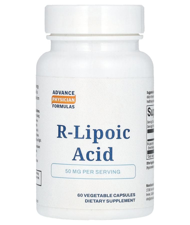 Advance Physician Formulas R-Lipoic Acid 50 mg 60 Vegetable Capsules