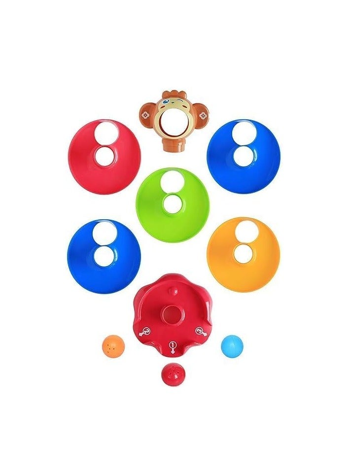 5 Layers Multicolored Ball Drop And Roll Swirling Tower Fun and Educational Toy for Toddlers - Image 4