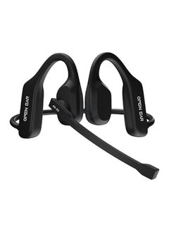 General Bone conduction headphones with microphone Open-back headphones Wireless Bluetooth ear bone headphones Headphones with microphone Waterproof headphones for office, work, running, driving, sports, truck drivers  - Image 1