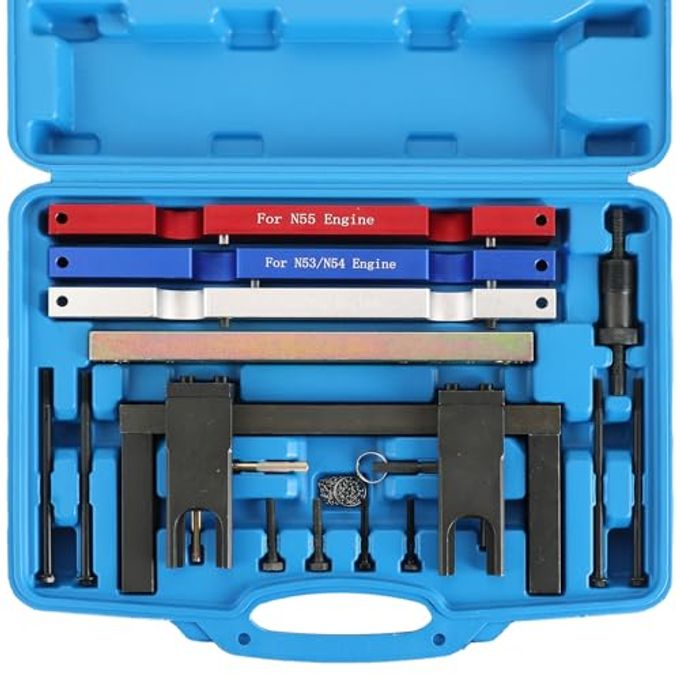 DASBET Engine Camshaft Timing Locking Master Tool Set, Crankshaft Flywheel Alignment Tool Kit Compatible with BMW Vehicles with 2.5L & 3.0L N51 N52 N53 N54 N55 - Image 4