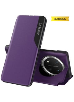 Purple/Leather