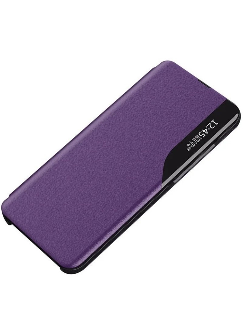 ICARLUS Case for Honor X9c 5G Stand Full Protection Leather Phone Cover - Purple  - Image 2