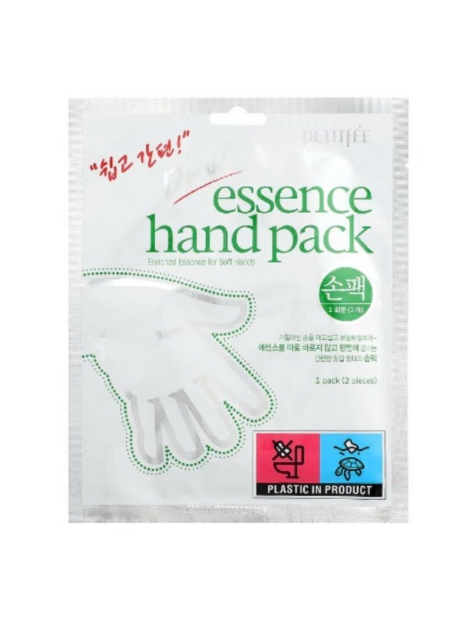 Petitfee, Dry Essence Hand Pack, 1 Pair