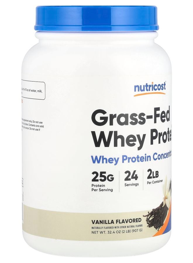 Nutricost Grass-Fed Whey Protein Vanilla  2 lb (907 g) - Image 2