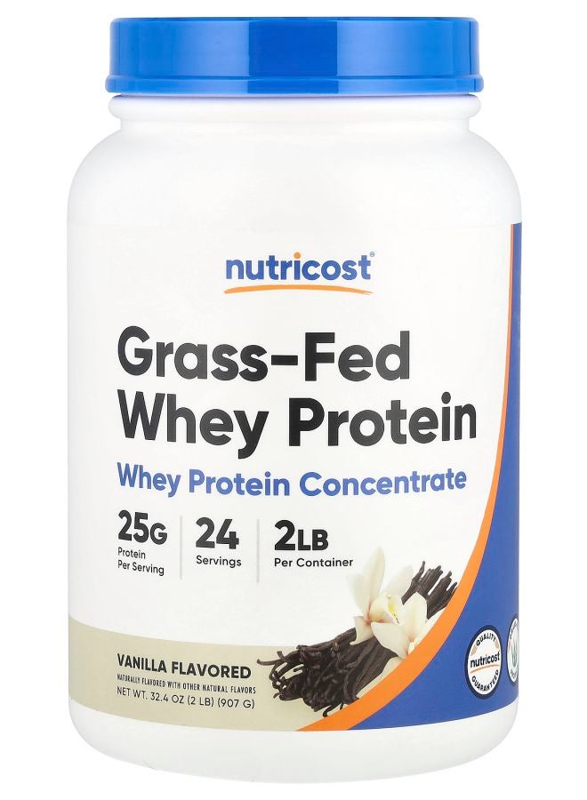 Nutricost Grass-Fed Whey Protein Vanilla  2 lb (907 g) - Image 1