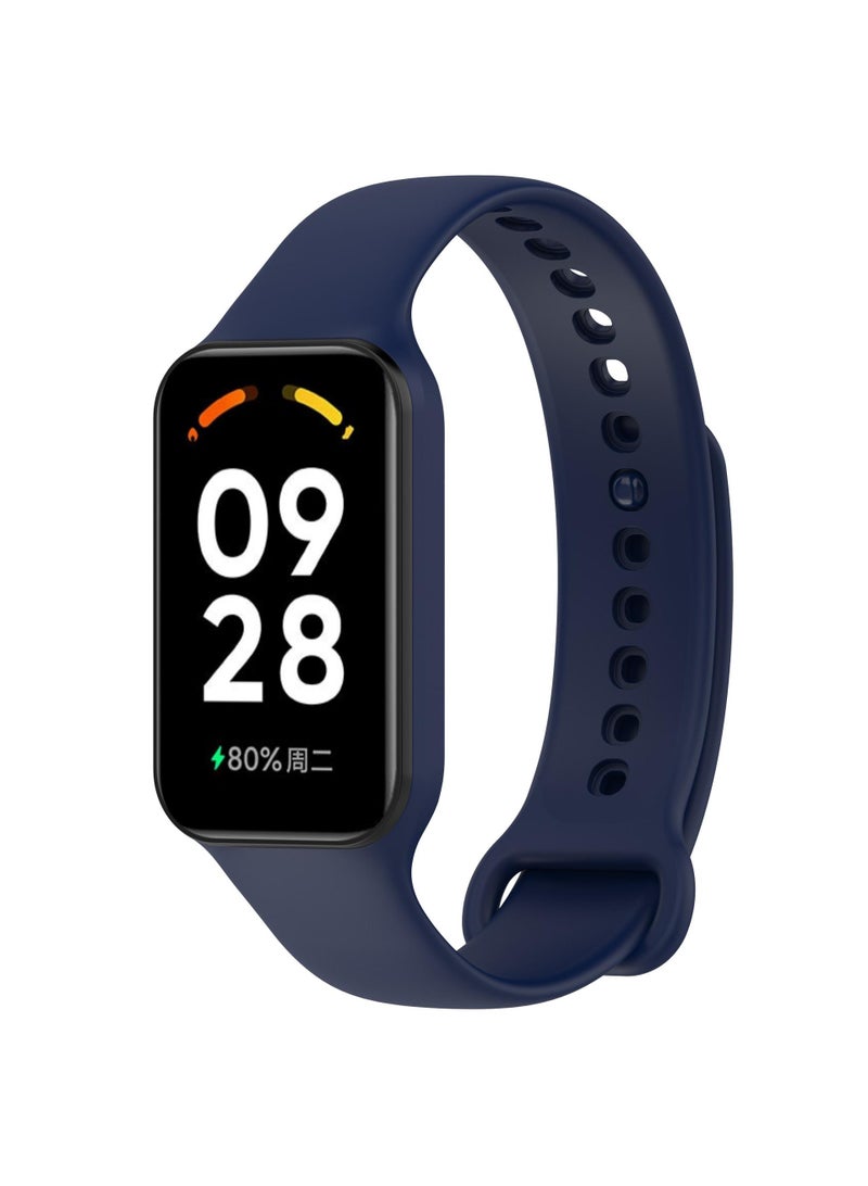 1Pcs Watch band for Redmi smart band 2/xiaomi band 8 active watch strap Blue - Image 1