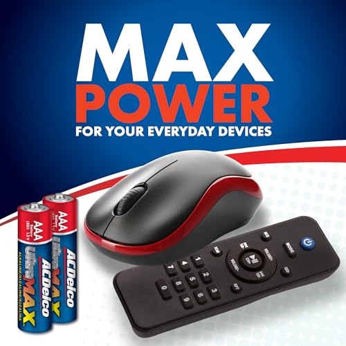 PowerMax ACDelco UltraMAX 10-Count Triple AAA Batteries, Alkaline Battery with Advanced Technology for Home and Office, 10-Year Shelf Life, Recloseable Packaging - Image 5