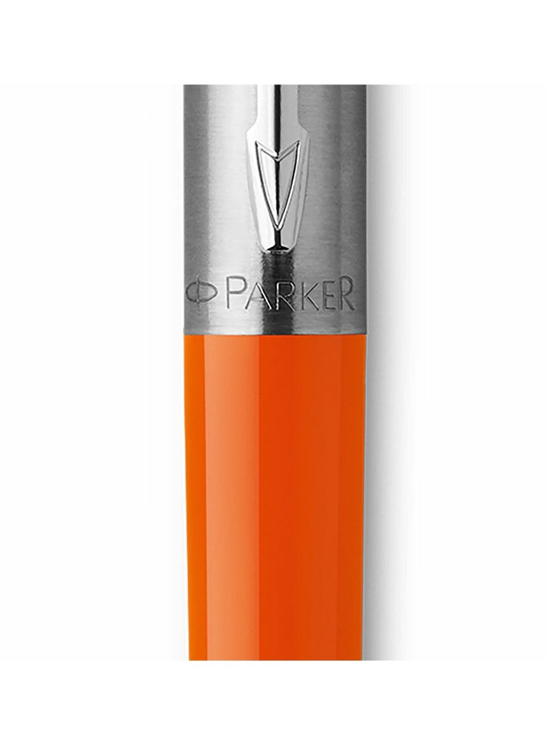 PARKER 1-Piece Jotter Original Blue Ink Ballpoint Pen Orange Barrel  - Image 4