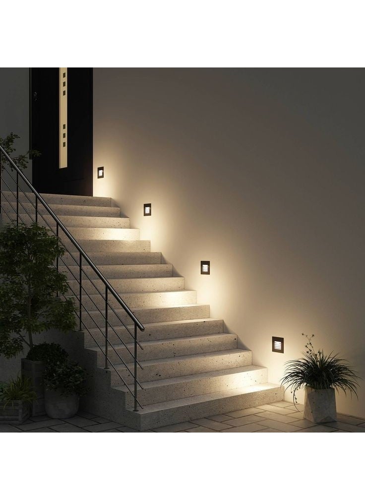 Full Reyon Full Rayon 5 Watt White Light Black Case, Sensorless Stairs, Steps, Corridor, Hallway, Entrance Luminaire, LED Luminaire  - Image 4