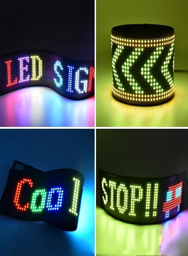 Dynamic Eyes Light for Cars Programmable Flexible Ultra Thin Window Screen LED Display for Car Remote and APP Control - Image 2