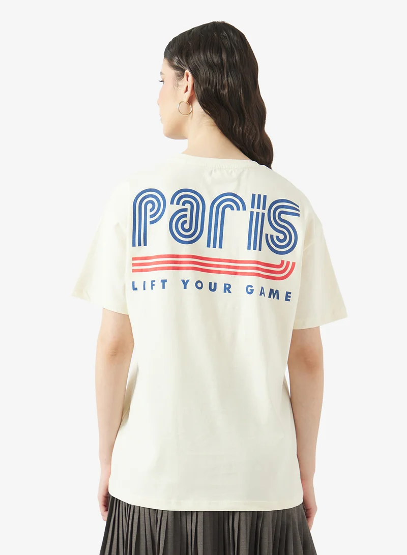 Ripples Ladies Drop Shoulder T-shirt